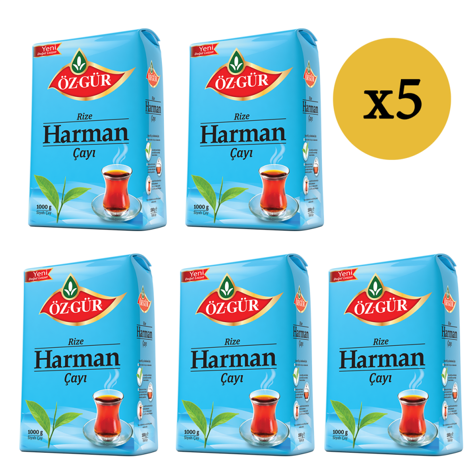 ÖZGÜR Harman Çayı 1000 Gr x 5 Adet